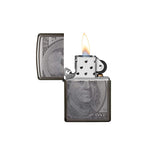 Isqueiro Zippo Black Ice Currency Design (49025)