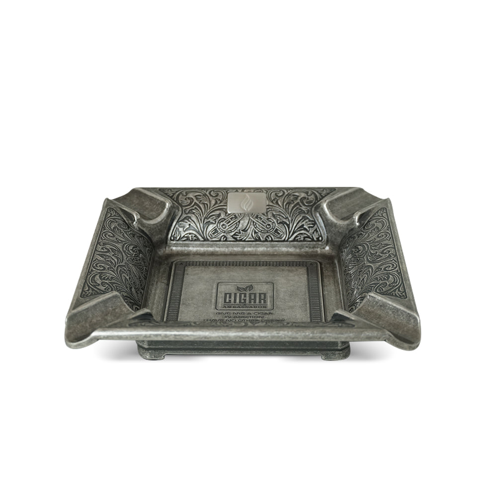 Cinzeiro p/ Charuto Hit Metal HIT-CI-015 (Prata)