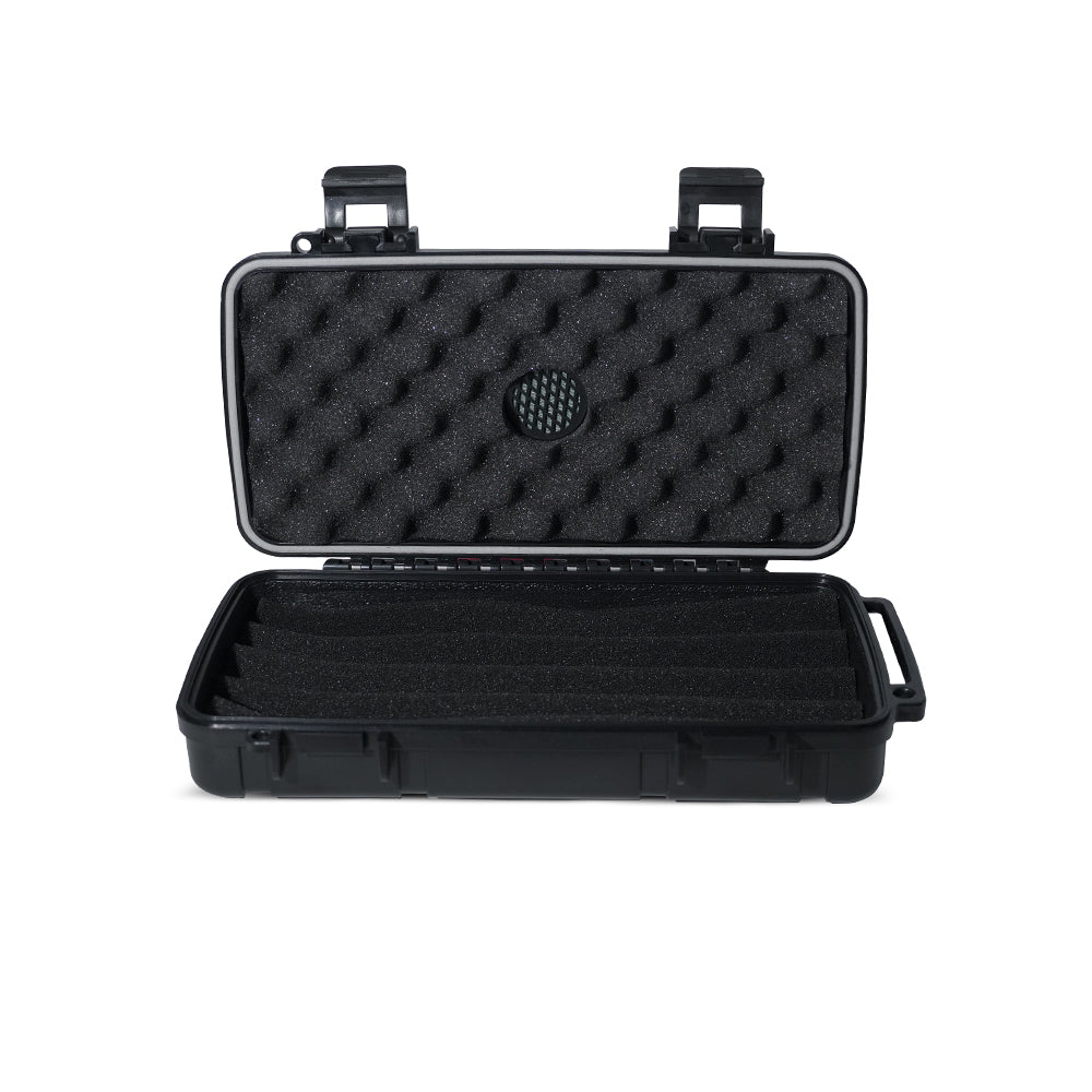 Umidor de Viagem Hit p/ 5 Charutos (Preto)