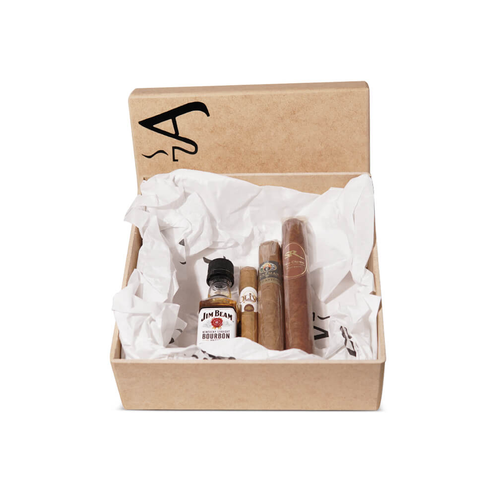 Kit Charutos + Jim Beam White Label 50ml