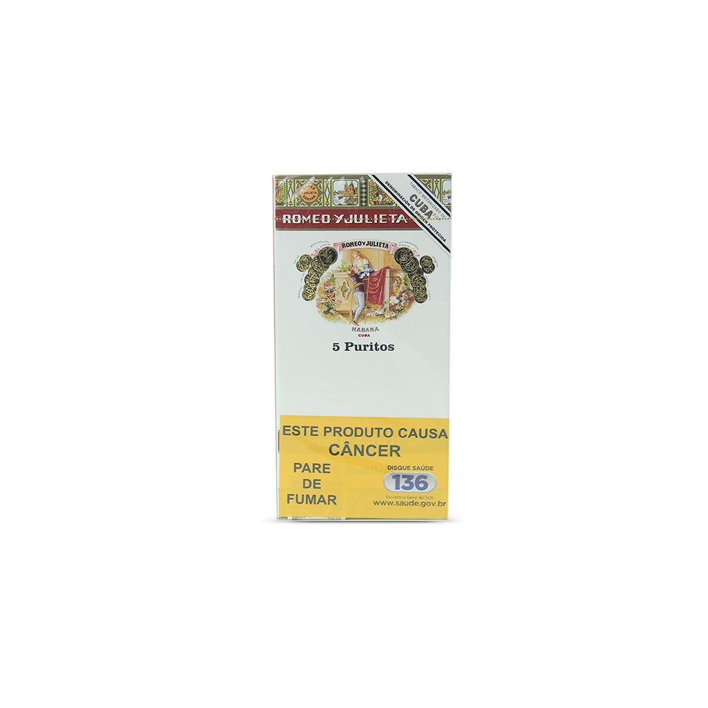 Cigarrilha Romeo y Julieta Puritos (caixa c /5)