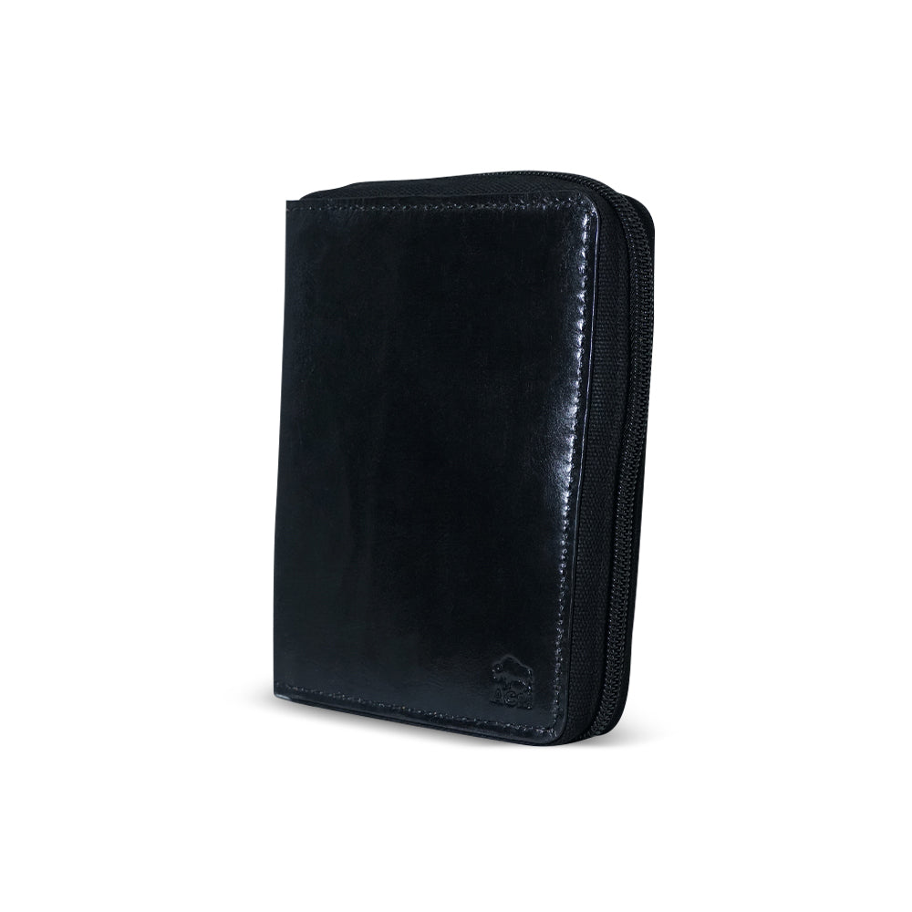 Charuteira De Couro Preta ACM