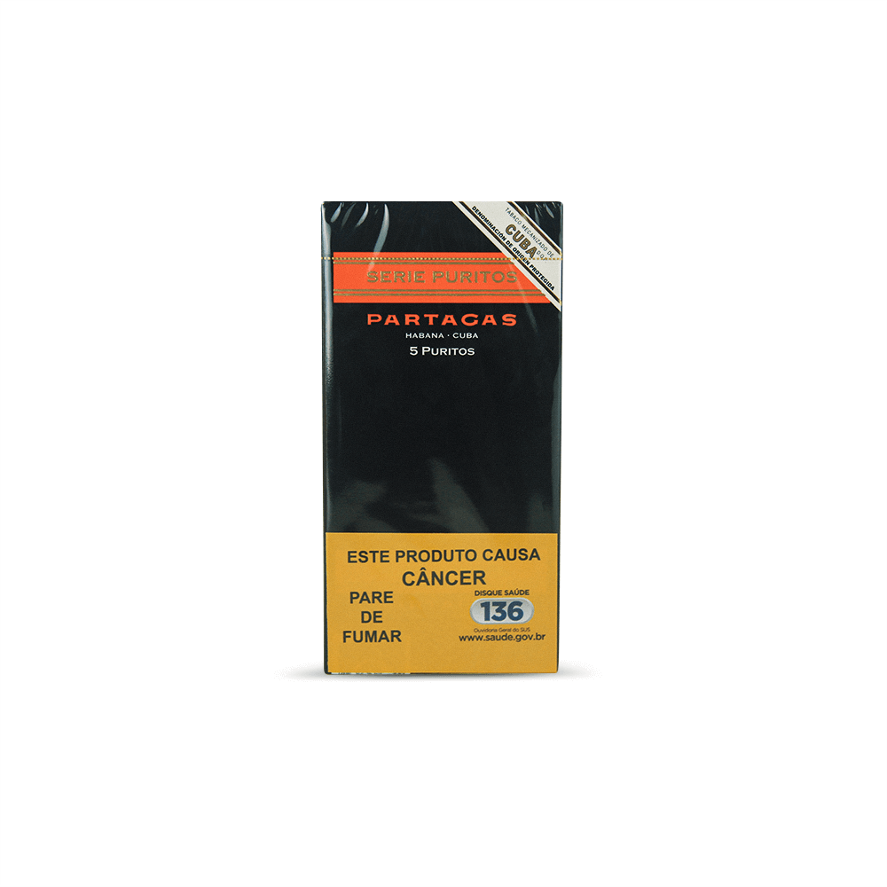 Cigarrilha Partagas Puritos (caixa c /5)