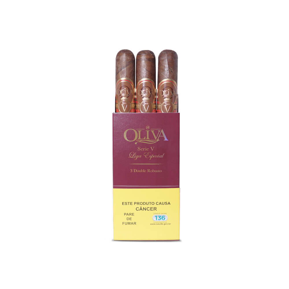 Charuto Oliva Serie V Double Robusto (Petaca c/ 3)