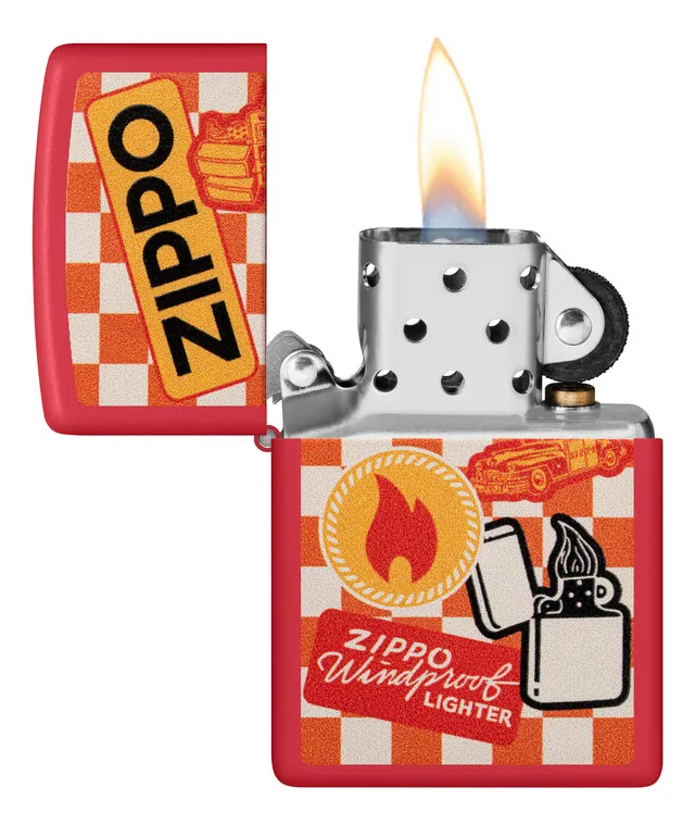 Isqueiro Zippo Car & Flame Retro Design (48998)