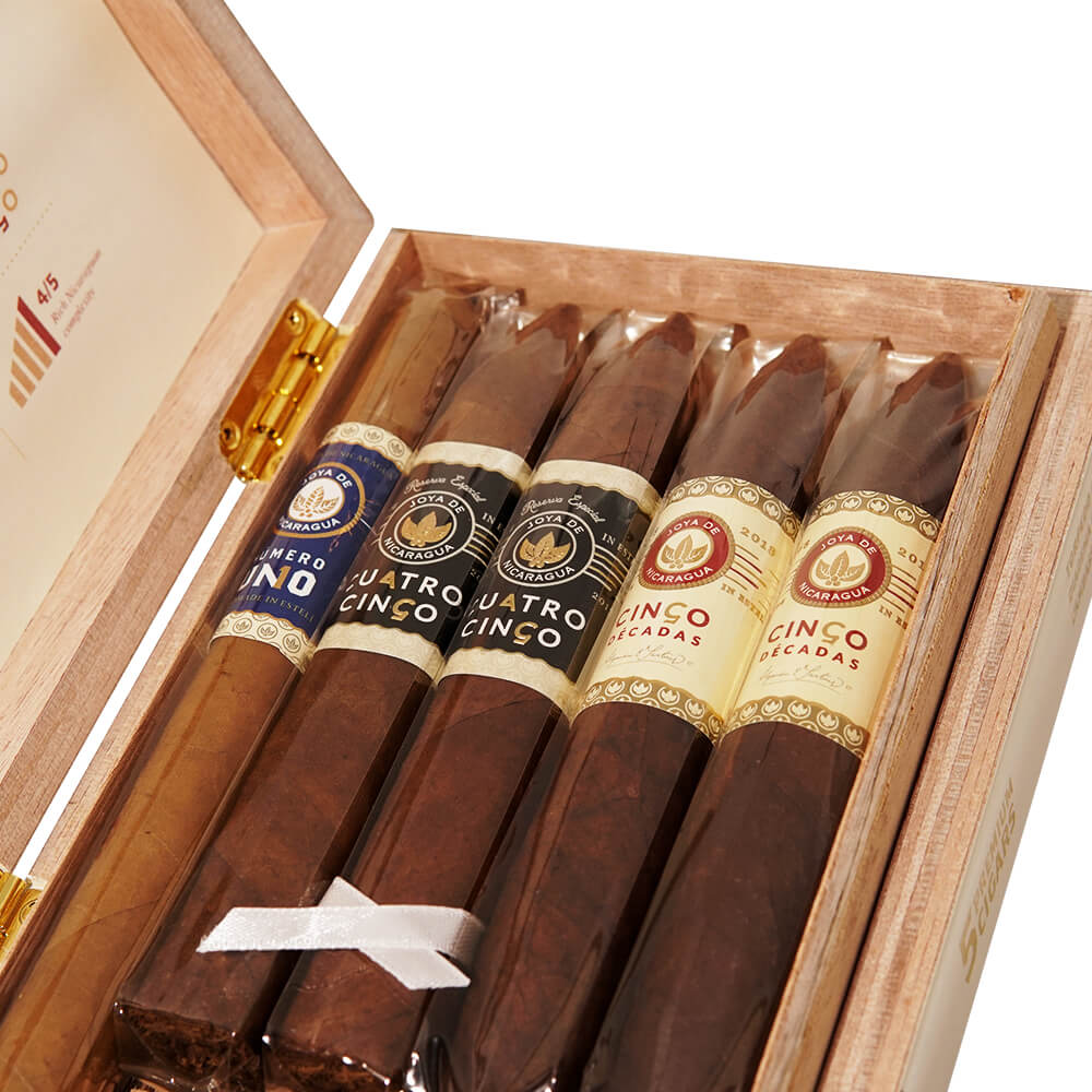 Kit Sampler Joya de Nicaragua Selección Especial Obras Maestras (5 Charutos)