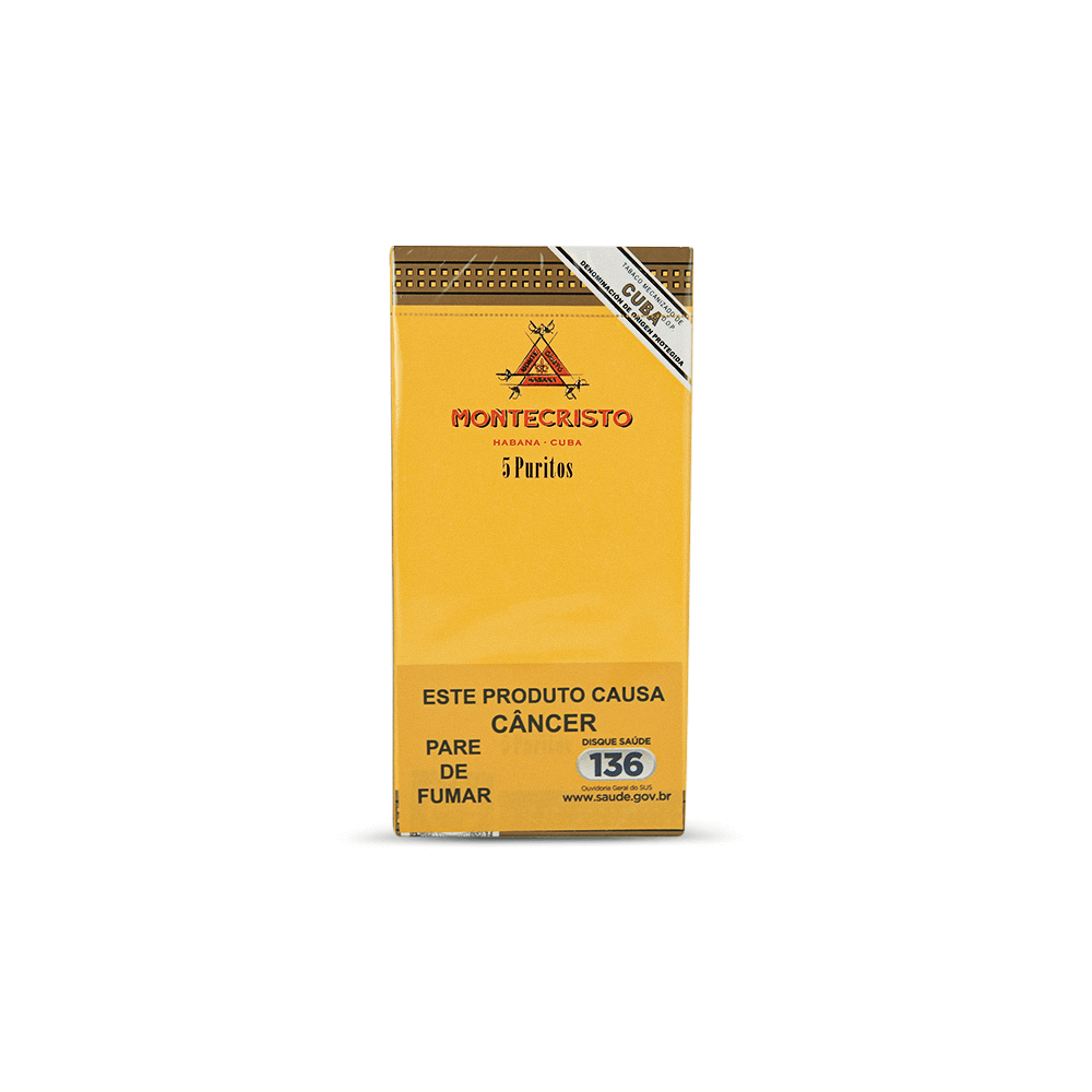 Cigarrilha Montecristo Puritos (caixa c /5)