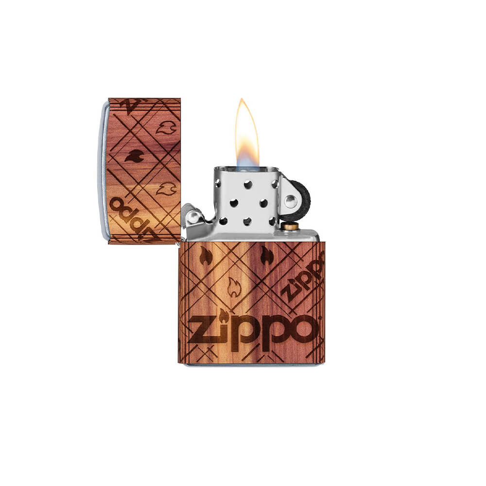 Isqueiro Zippo Woodchuck Wrap Cedar (49331)