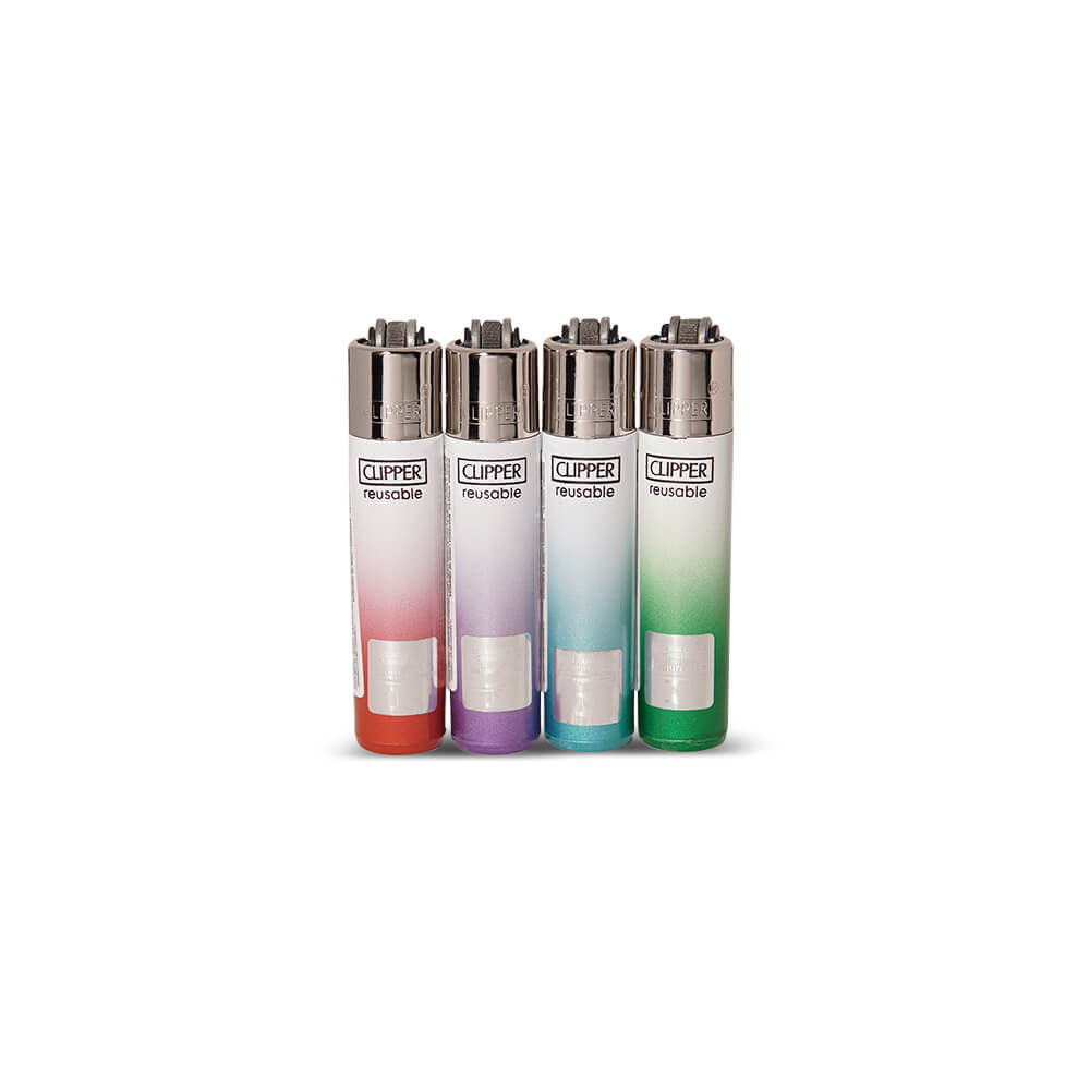 Isqueiro Clipper Pequeno White Crystal