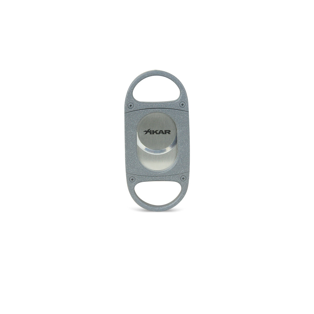 Cortador De Charuto Xikar X8 Lâmina Dupla Metal Silver