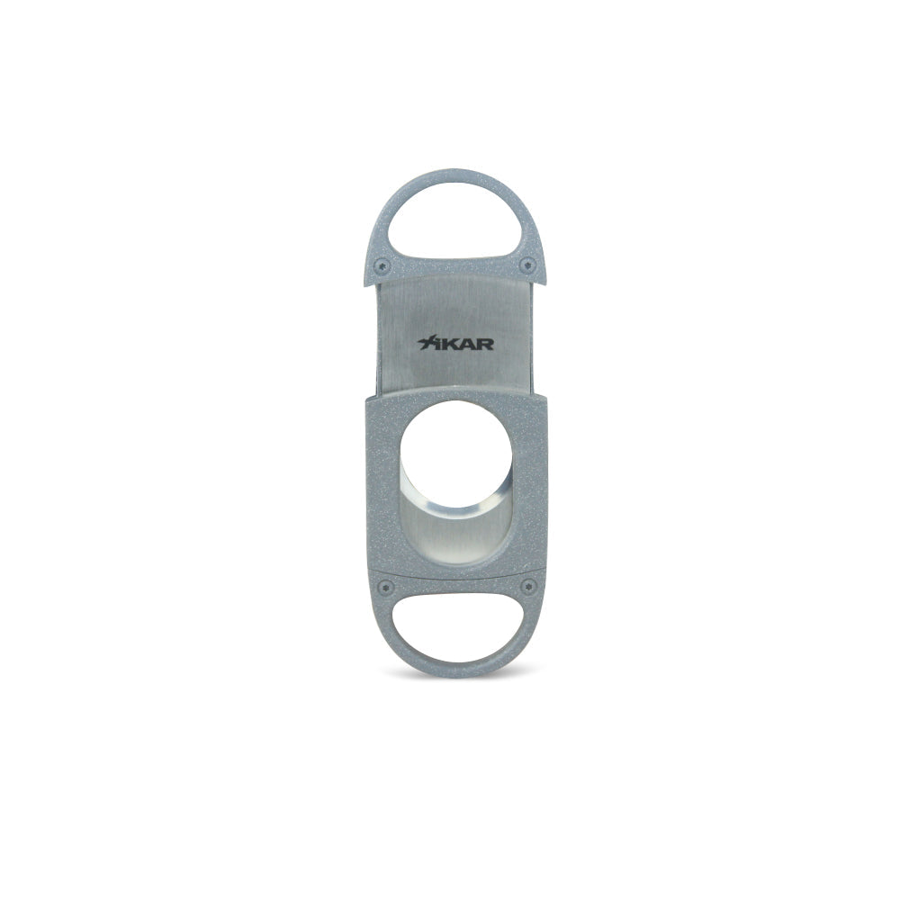 Cortador De Charuto Xikar X8 Lâmina Dupla Metal Silver