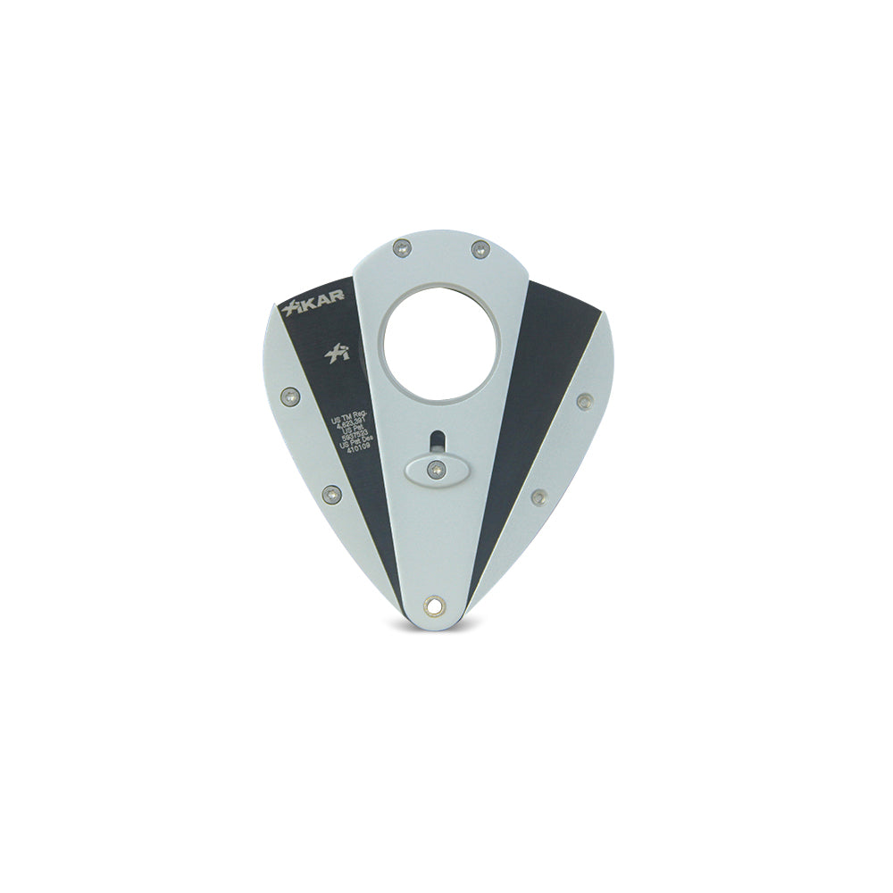 Cortador De Charuto Xikar Xi1 Lâmina Dupla Silver
