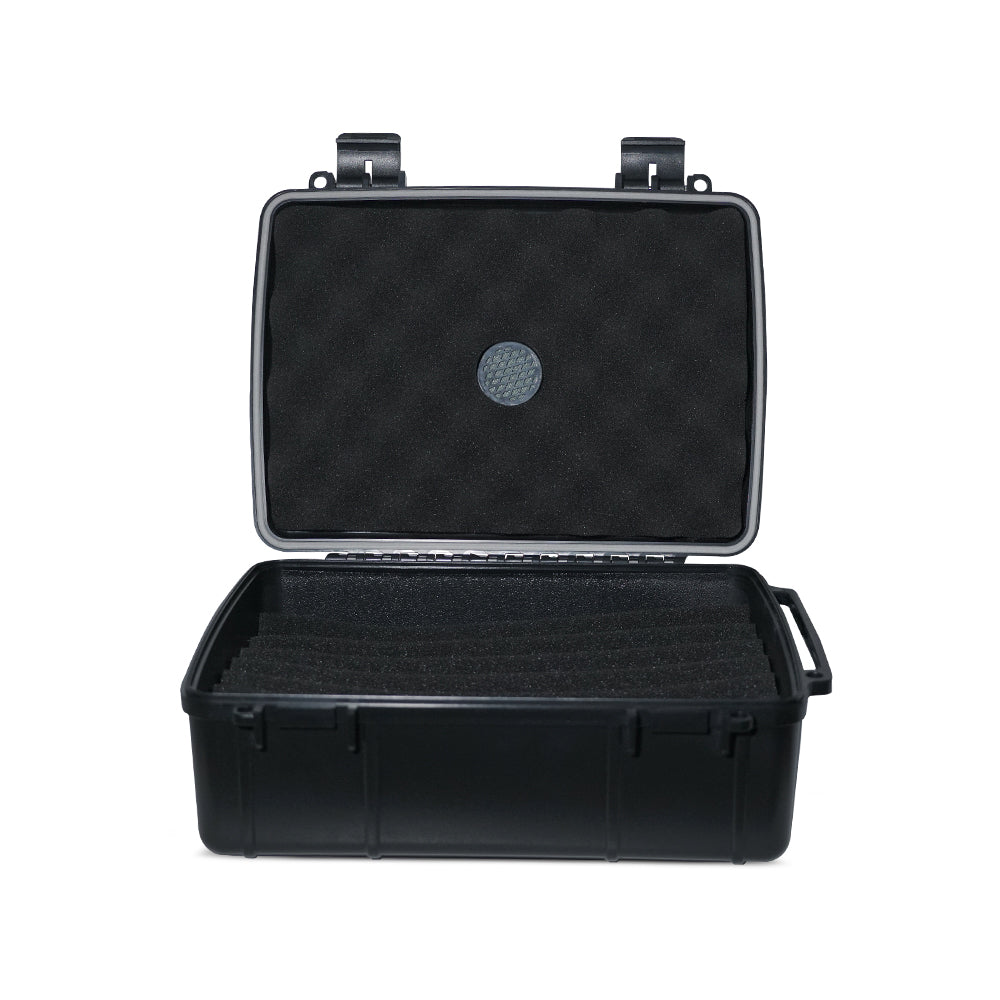 Umidor de Viagem Hit p/ 15 Charutos (Preto)