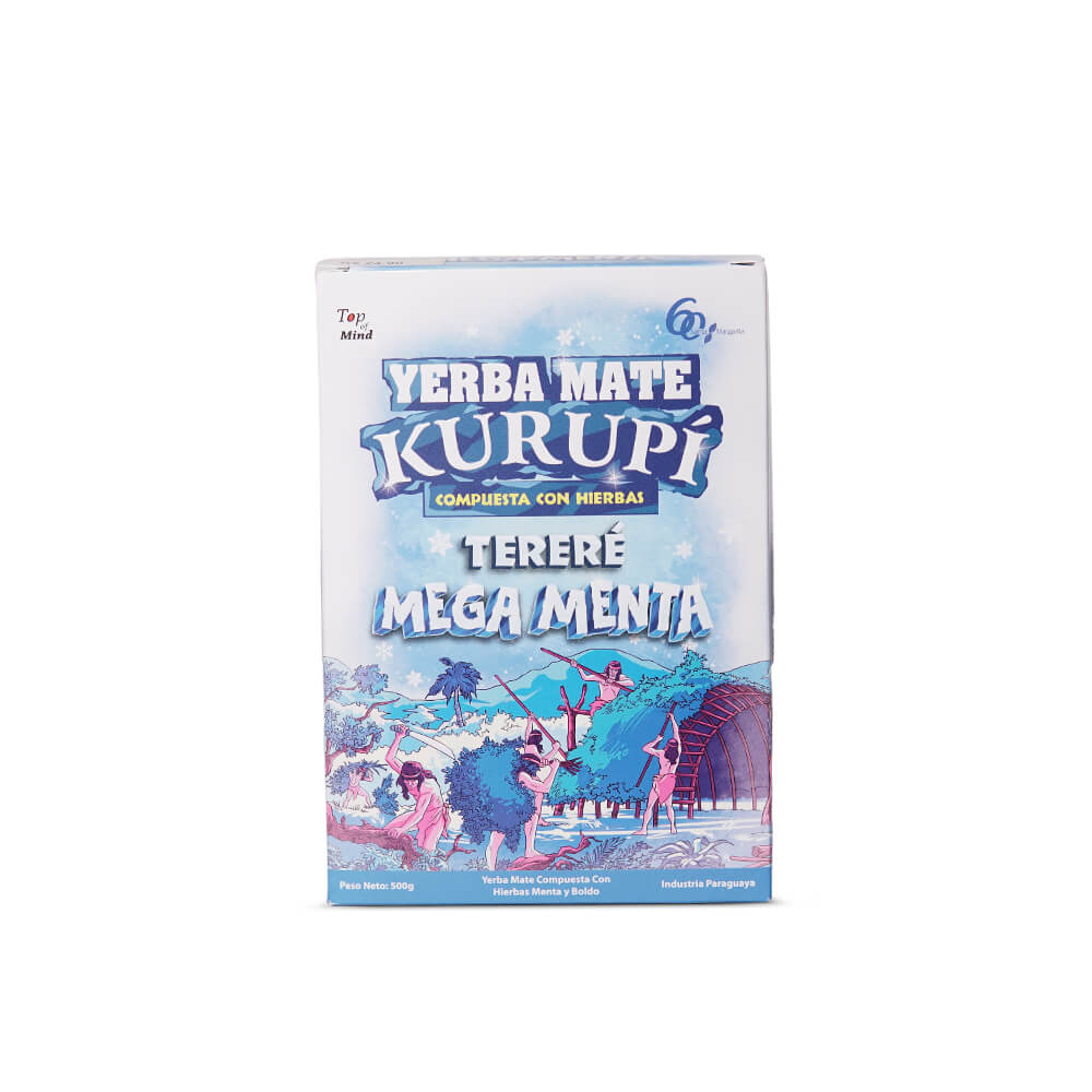 Erva Mate Kurupí Mega Menta Lata 500g