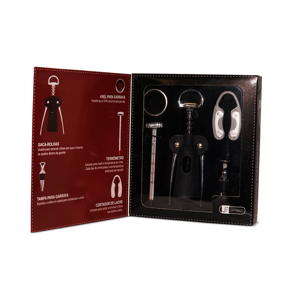 Kit p/ Vinho 5pc
