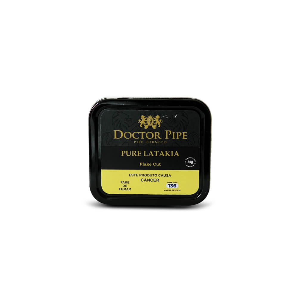 Tabaco Para Cachimbo Doctor Pipe 50g Pure Latakia Flake