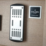 Caixa Umidora p/ Charuto Colibri Quasar Gunmetal