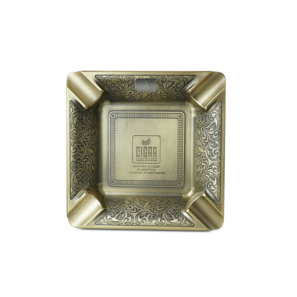 Cinzeiro p/ Charuto Hit Metal HIT-CI-016 (Ouro Velho)