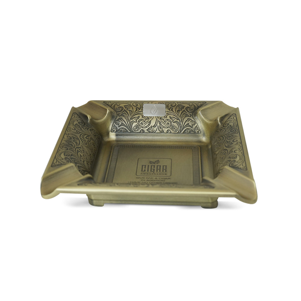 Cinzeiro p/ Charuto Hit Metal HIT-CI-016 (Ouro Velho)