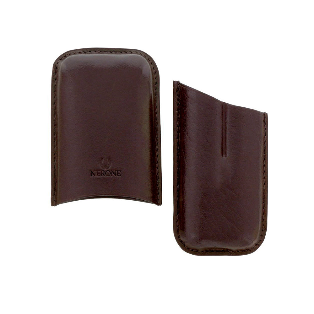 Charuteira De Couro Nerone Sublime Brown p/ 3 Charutos