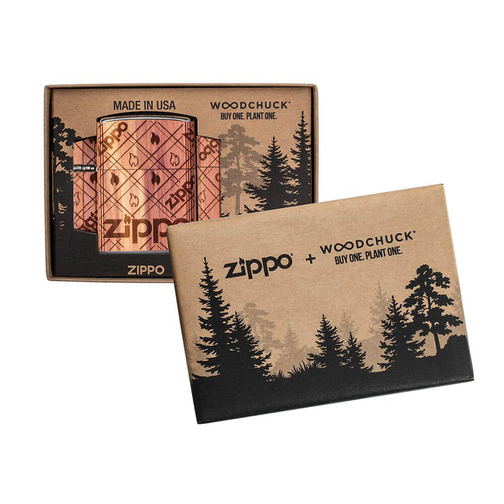 Isqueiro Zippo Woodchuck Wrap Cedar (49331)