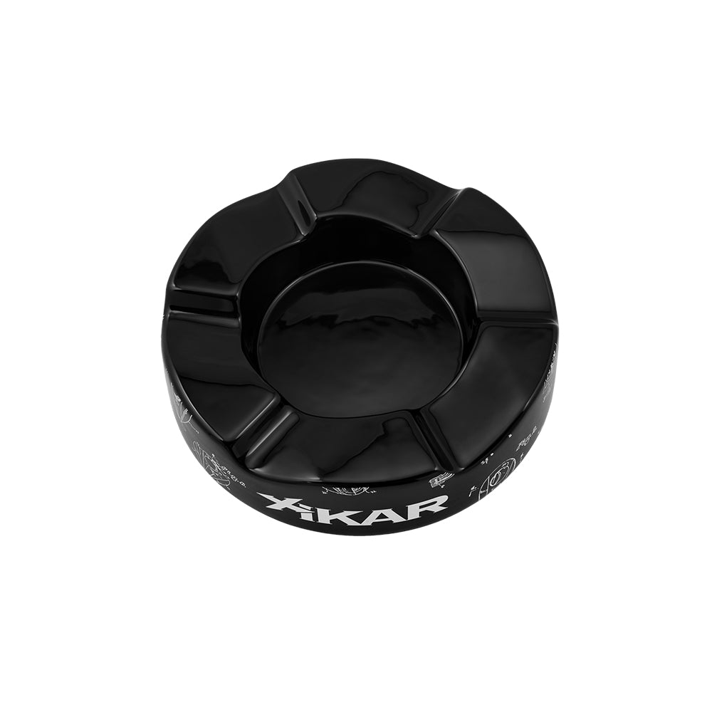 Cinzeiro p/ Charuto Xikar Wave 2 Black and White