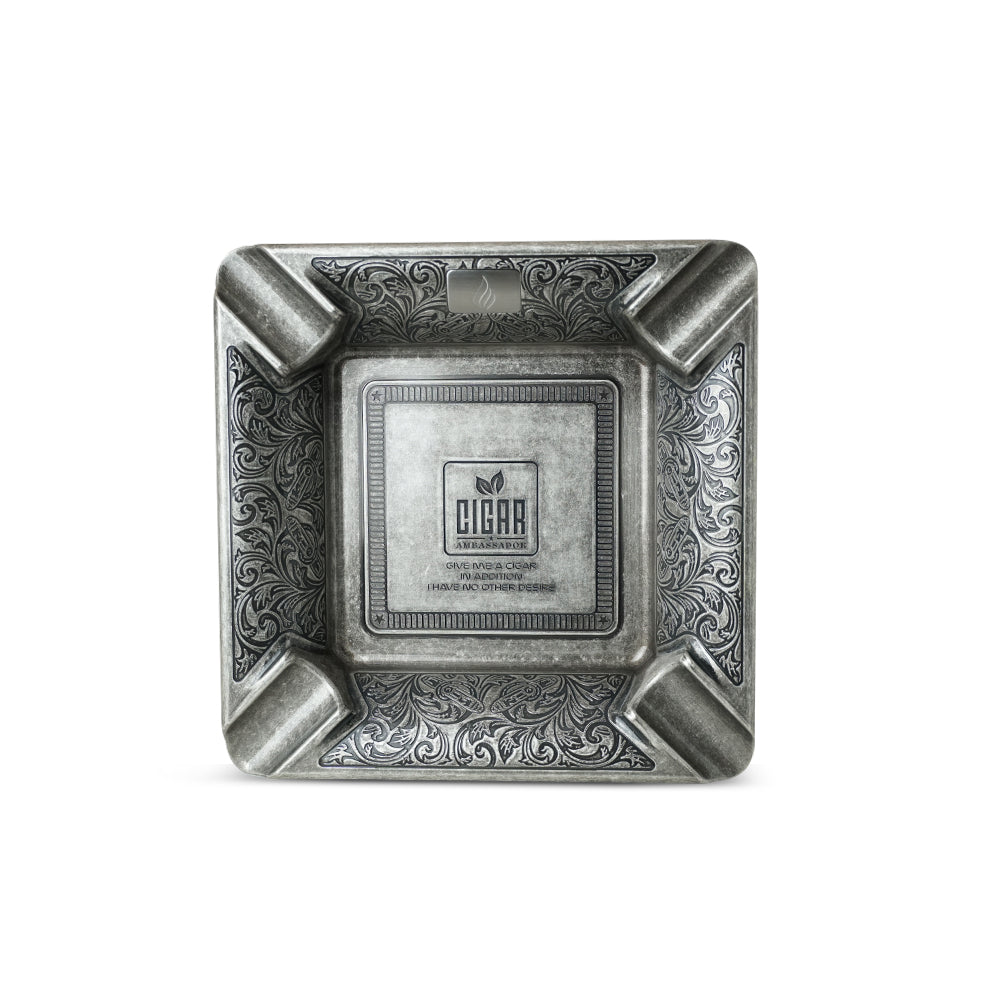 Cinzeiro p/ Charuto Hit Metal HIT-CI-015 (Prata)