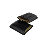 Charuteira De Couro Nerone Sublime Black p/ 3 Charutos