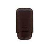 Charuteira De Couro Nerone Sublime Marrom p/ 3 Charutos